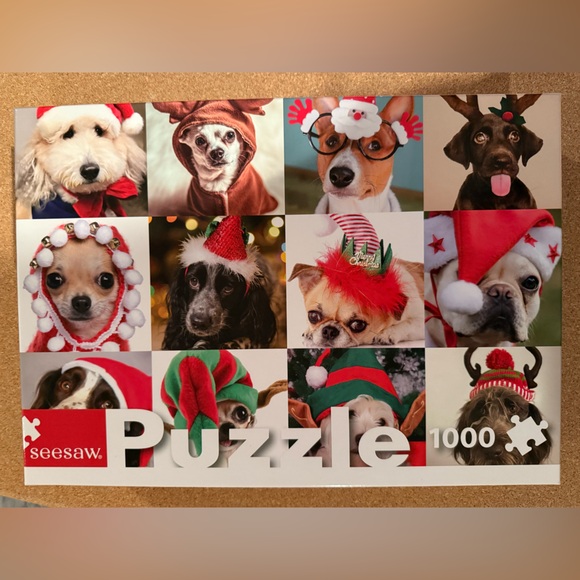 seesaw Other - Christmas Dogs Puzzle